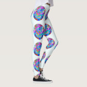 kleurrijke liefdeskringen leggings (Rechts)