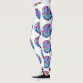 kleurrijke liefdeskringen leggings (Links)