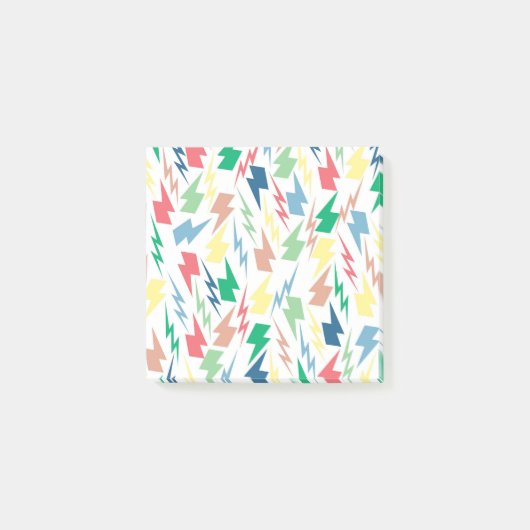 Kleurrijke Lightning Fun Back-to-School Stationery Post-it® Notes (Voorkant)