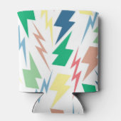 Kleurrijke Lightning Fun Back-to-School & Zomer Blikjeskoeler (Achterkant)