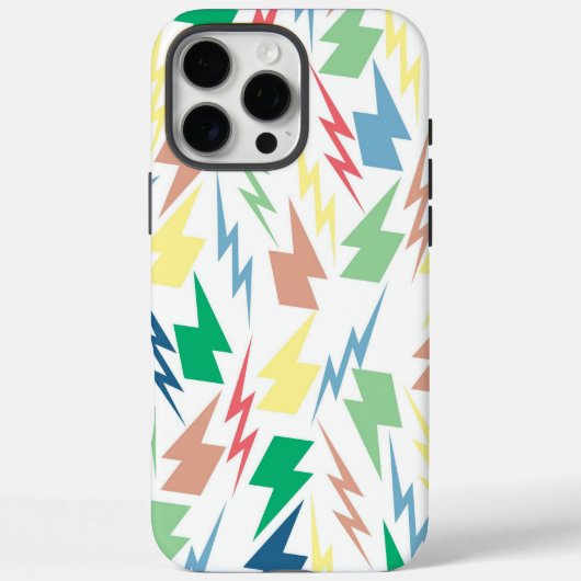 Kleurrijke Lightning Y2K Indie Bold Case-Mate iPhone Case (Achterkant)