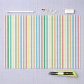 Kleurrijke lijnen Strepen Tissuepapier (Craft)