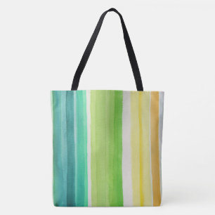 Kleurrijke Lijnen Tote Bag