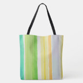 Kleurrijke Lijnen Tote Bag (Achterkant)