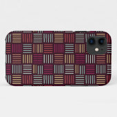 Kleurrijke lijnen vierkant Case-Mate iPhone case (Achterkant (horizontaal))