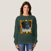 Kleurrijke Lijst Creëer Uw Eigen Huisdier Foto Trui (Voorkant volledig)