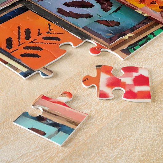 Kleurrijke Lijsten Legpuzzel (Zijkant)