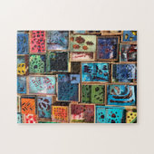 Kleurrijke Lijsten Legpuzzel (Horizontaal)