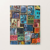 Kleurrijke Lijsten Legpuzzel (Verticaal)