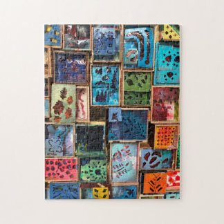 Kleurrijke Lijsten Legpuzzel