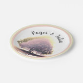 Kleurrijke Limoen in Foggy Weather aanpasbaar Papieren Bordje (Gekanteld)