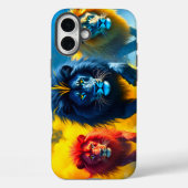 Kleurrijke Lions telefoonhoesje Case-Mate iPhone Case (Achterkant)