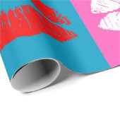 Kleurrijke lippen cadeaupapier (Rol Hoek)