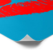 Kleurrijke lippen poster (Hoek)