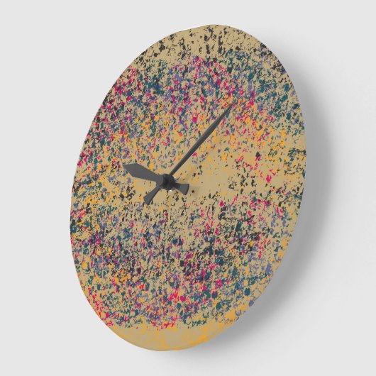 Kleurrijke lippen retro #2 grote klok (Hoek)