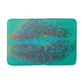 Kleurrijke lippen Retro Badmat (Voorkant)