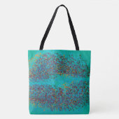 Kleurrijke lippen Retro Tote Bag (Voorkant)