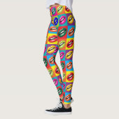 Kleurrijke Lips Whimsical All-Over-Print Leggings (Links)