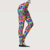 Kleurrijke Lips Whimsical All-Over-Print Leggings (Rechts)