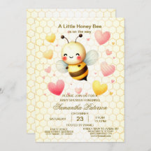 Kleurrijke Little Honey Bee Baby shower Schattige