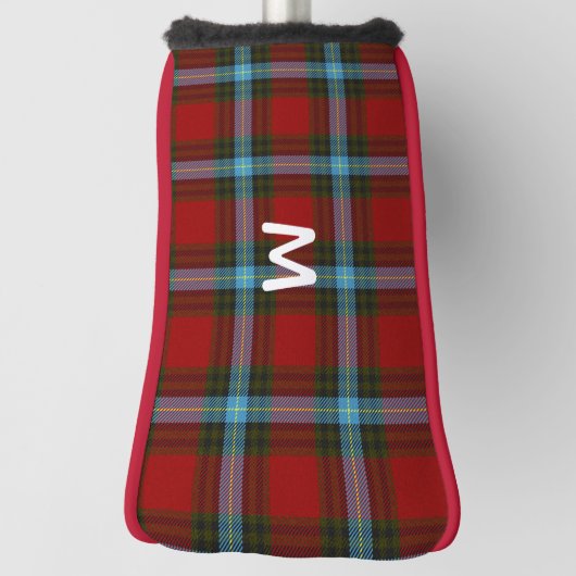 Kleurrijke Livingstone Tartan Plaid Golf Head Hoes Golfheadcover (Draai 90)