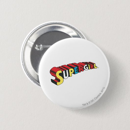 Kleurrijke Logo Ronde Button 5,7 Cm (Voorkant /achterkant)