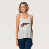 Kleurrijke Logo Tanktop (Volledige Voorkant)