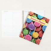 Kleurrijke Lollipop snoep Pattern Planner (Display)