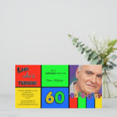 Kleurrijke look die 60 zondag draait (Staand voorkant)