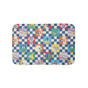 Kleurrijke LOONEY TUNES™ Checker Toss Pattern Badmat
