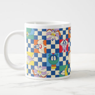 Kleurrijke LOONEY TUNES™ Checker Toss Pattern Grote Koffiekop