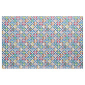 Kleurrijke LOONEY TUNES™ Checker Toss Pattern Stof (Yard (91,4 cm))