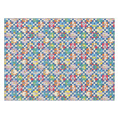 Kleurrijke LOONEY TUNES™ Checker Toss Pattern Tafelkleed (Voorkant (Horizontaal))