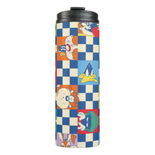 Kleurrijke LOONEY TUNES™ Checker Toss Pattern Thermosbeker