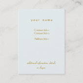 Kleurrijke Lotus Bloem Mandala Healing Arts Visitekaartje (Achterkant)