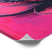 Kleurrijke Lotus Grid Pop Art – Levendige Bloemenm Poster (Hoek)