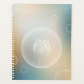 Kleurrijke Lotus Hardcover Planner (Voorkant)