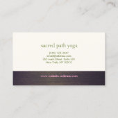 Kleurrijke Lotus Mandala Yoga 6 Klasse Punch Loyal Klantenkaartje (Achterkant)