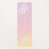 Kleurrijke lotusbloem yogamat (Voorkant)