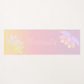 Kleurrijke lotusbloem yogamat (Voorkant (horizontaal))