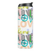 Kleurrijke LOVE Thermosbeker (Gedraaid links)