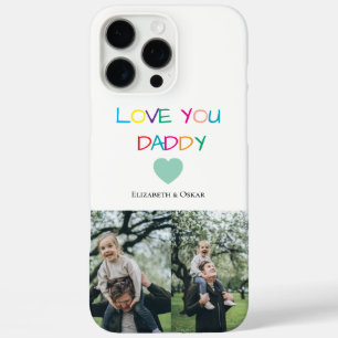 Kleurrijke "Love You Daddy" - Leuk en oprecht cade iPhone 16 Pro Max Hoesje