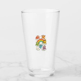 Kleurrijke Luiaards Met Een Regenboog Kawaii Luiaa Glas
