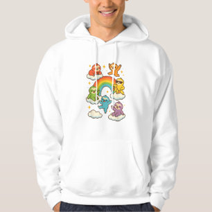 Kleurrijke Luiaards Met Een Regenboog Kawaii Luiaa Hoodie