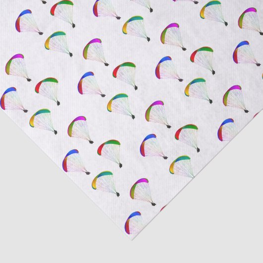 Kleurrijke luifels - Paraglider Motief Tissuepapier (Detail)