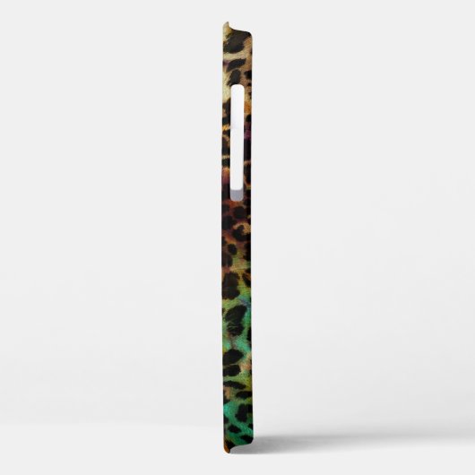 Kleurrijke luipaard: Abstracte  textuur Case-Mate iPhone Case (Achterkant / Links)