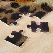 Kleurrijke luipaard: Abstracte  textuur Legpuzzel (Zijkant)