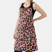 Kleurrijke luipaard: Mode  patroon Schort (Insitu)