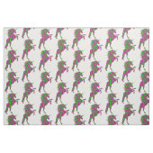 Kleurrijke luipaard print eenhoorn stof (Fat Quarter)