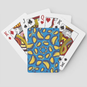 Kleurrijke luipaard print, naadloze textuur. pokerkaarten